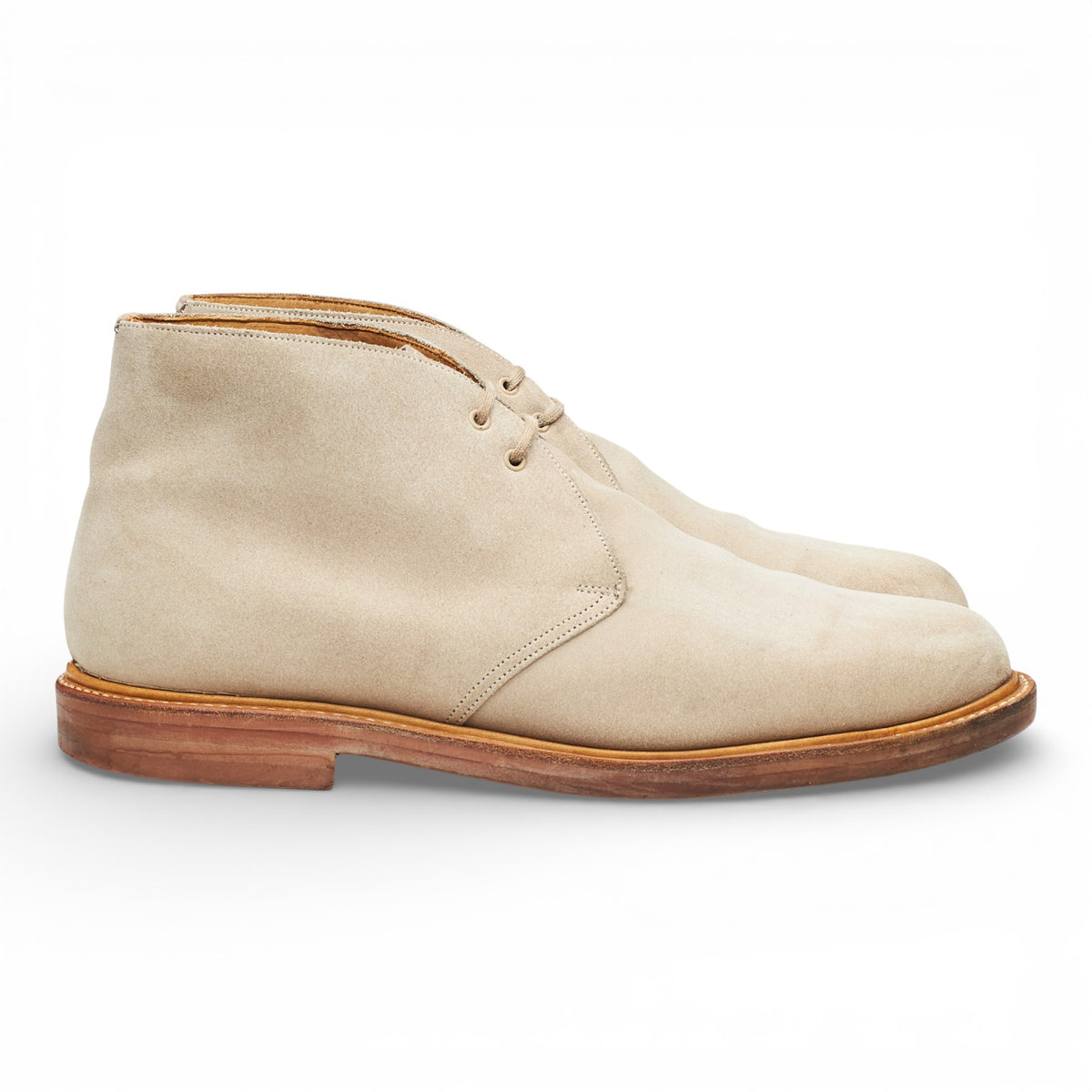 'Berwick' Beige Suede Chukka Boots UK 9.5 F