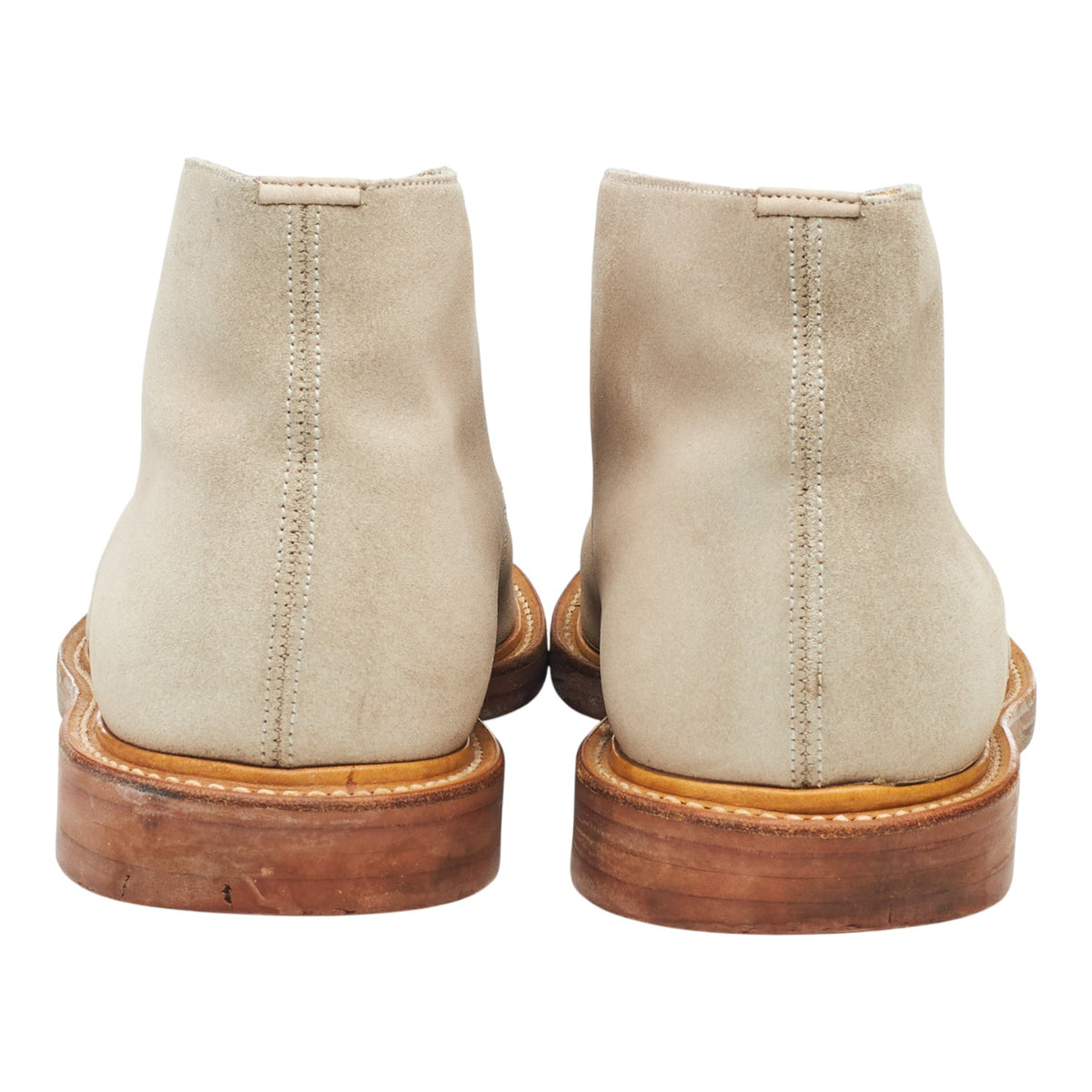 'Berwick' Beige Suede Chukka Boots UK 9.5 F