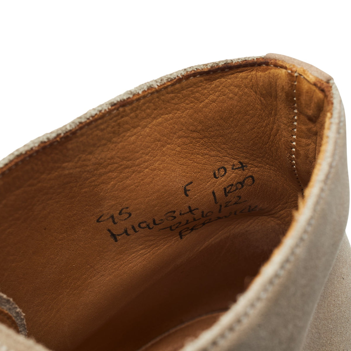 'Berwick' Beige Suede Chukka Boots UK 9.5 F