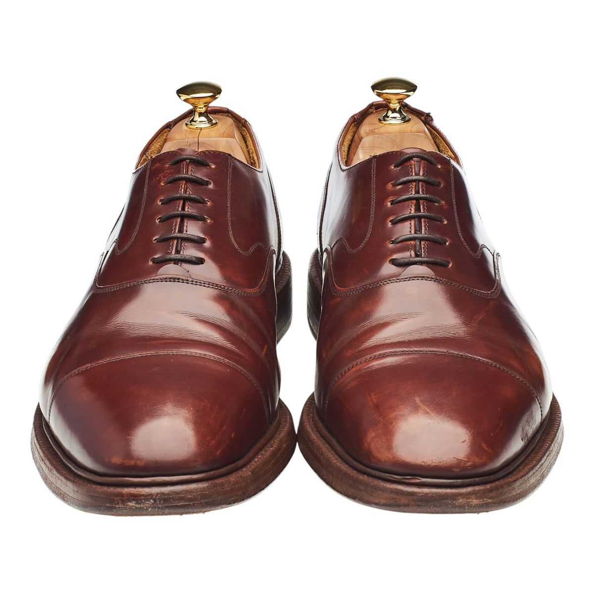 'Lancaster' Brown Leather Oxford UK 11.5 G