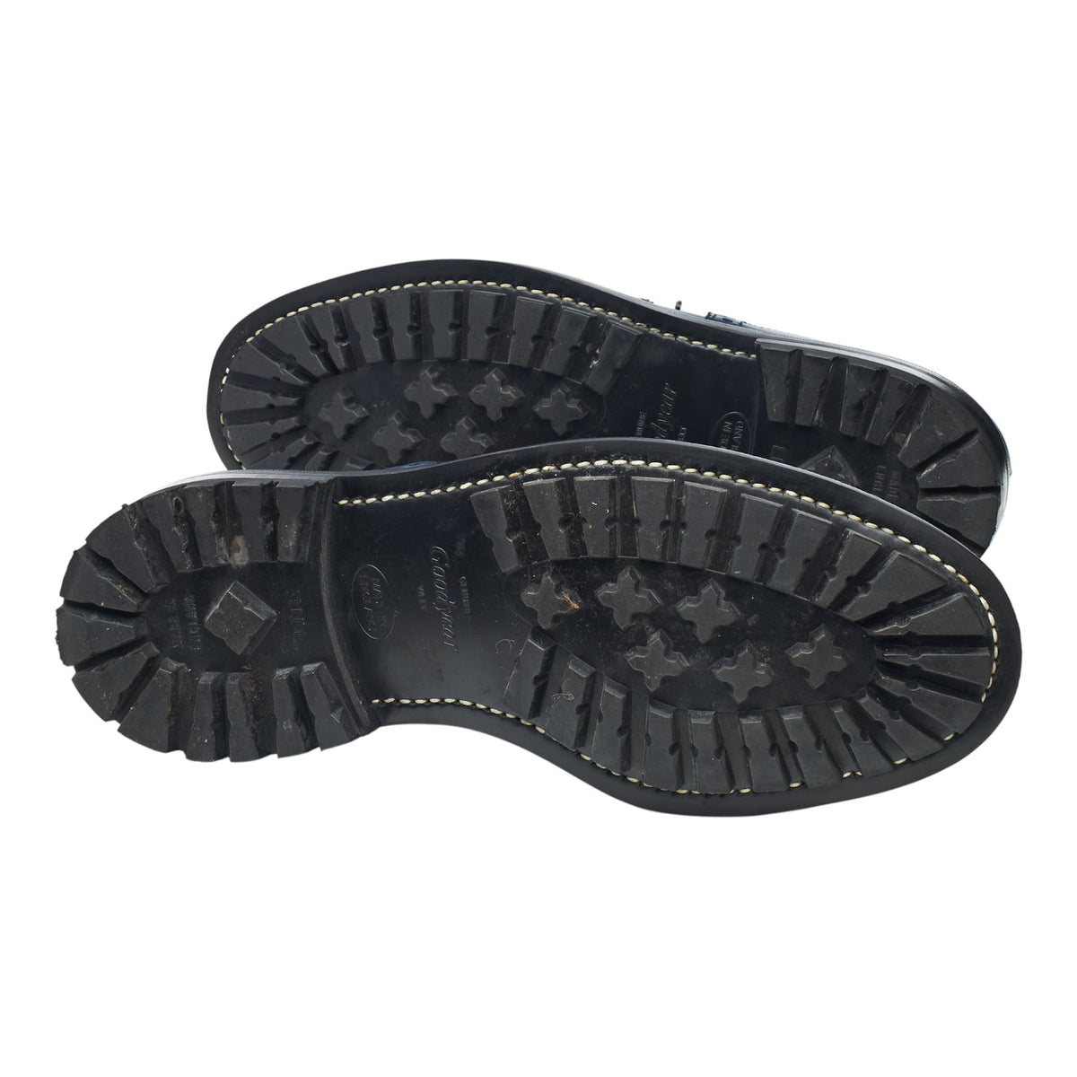 'Bourton' Blue Leather Derby Brogues UK 7.5