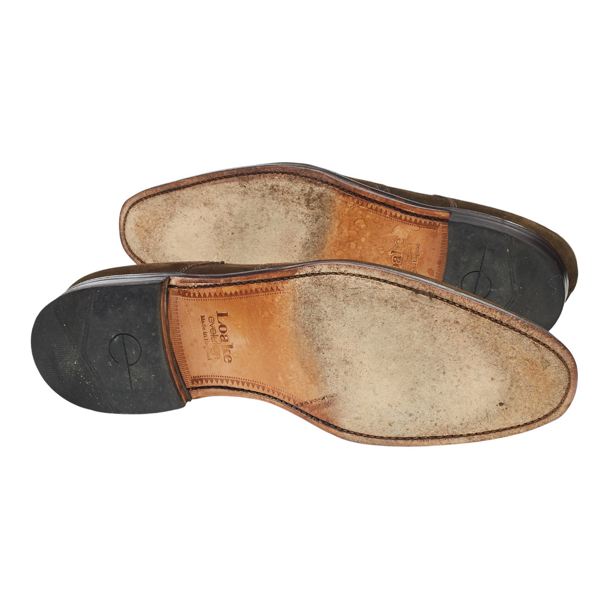 Evolution 'Rockingham' Dark Green Suede Derby Brogues UK 10 G