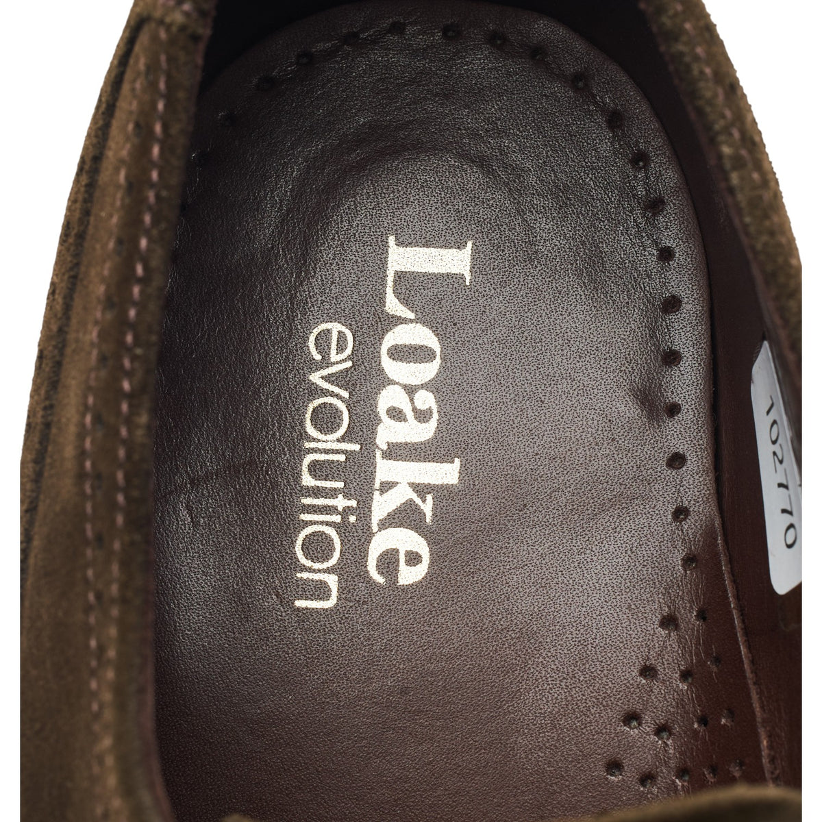 Evolution 'Rockingham' Dark Green Suede Derby Brogues UK 10 G