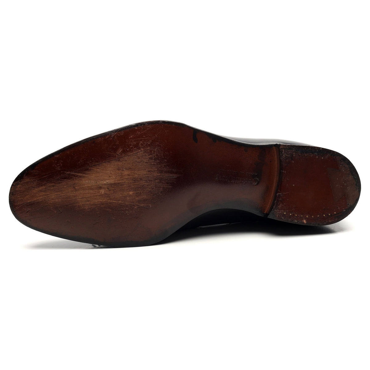 &#39;Vincent 2&#39; Black Leather Tassel Loafers UK 9 E