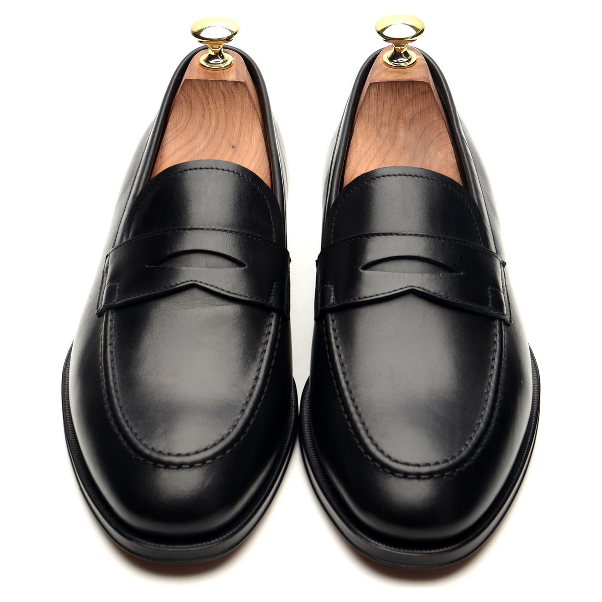 Black Leather Loafers UK 7 EU 41