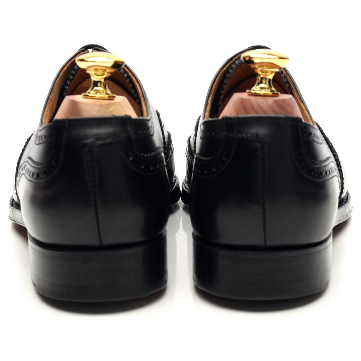 Shipton &amp; Heneage &#39;Albemarle&#39; Black Leather Oxford Brogues UK 7 E