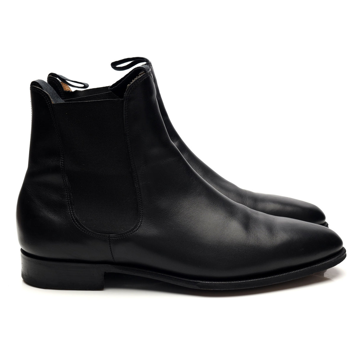 &#39;Newmarket&#39; Black Leather Chelsea Boots UK 7 E