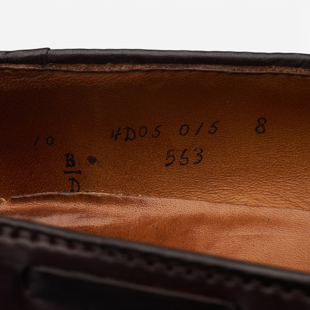 '563' Burgundy Cordovan Leather Tassel Loafers UK 9 US 10 D