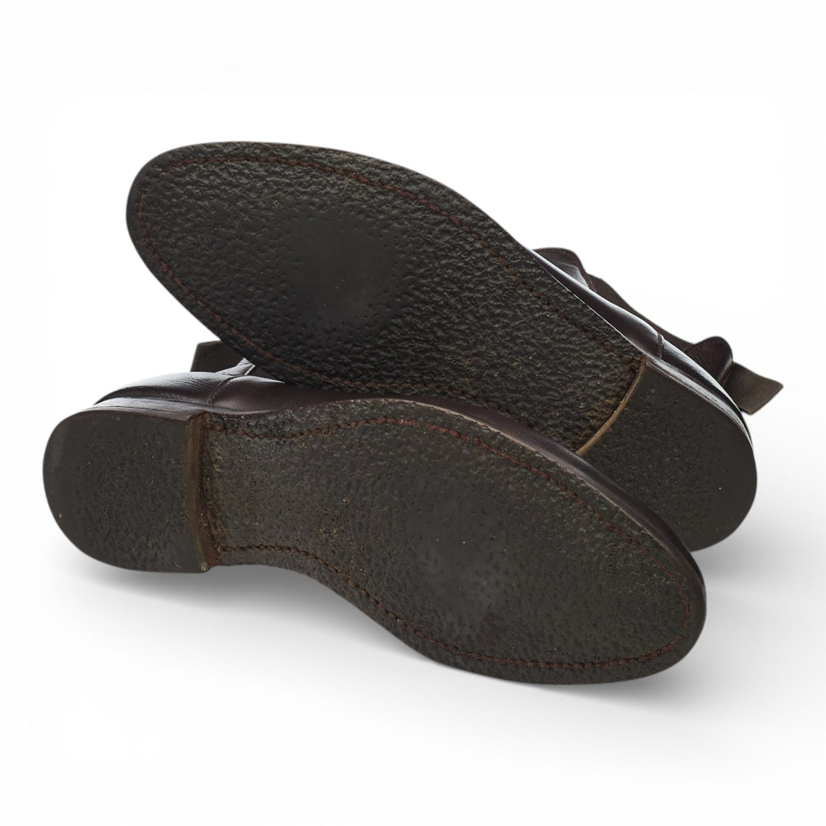 Women's 'Rachel' Dark Brown Grain Leather Chelsea Boots UK 6 C