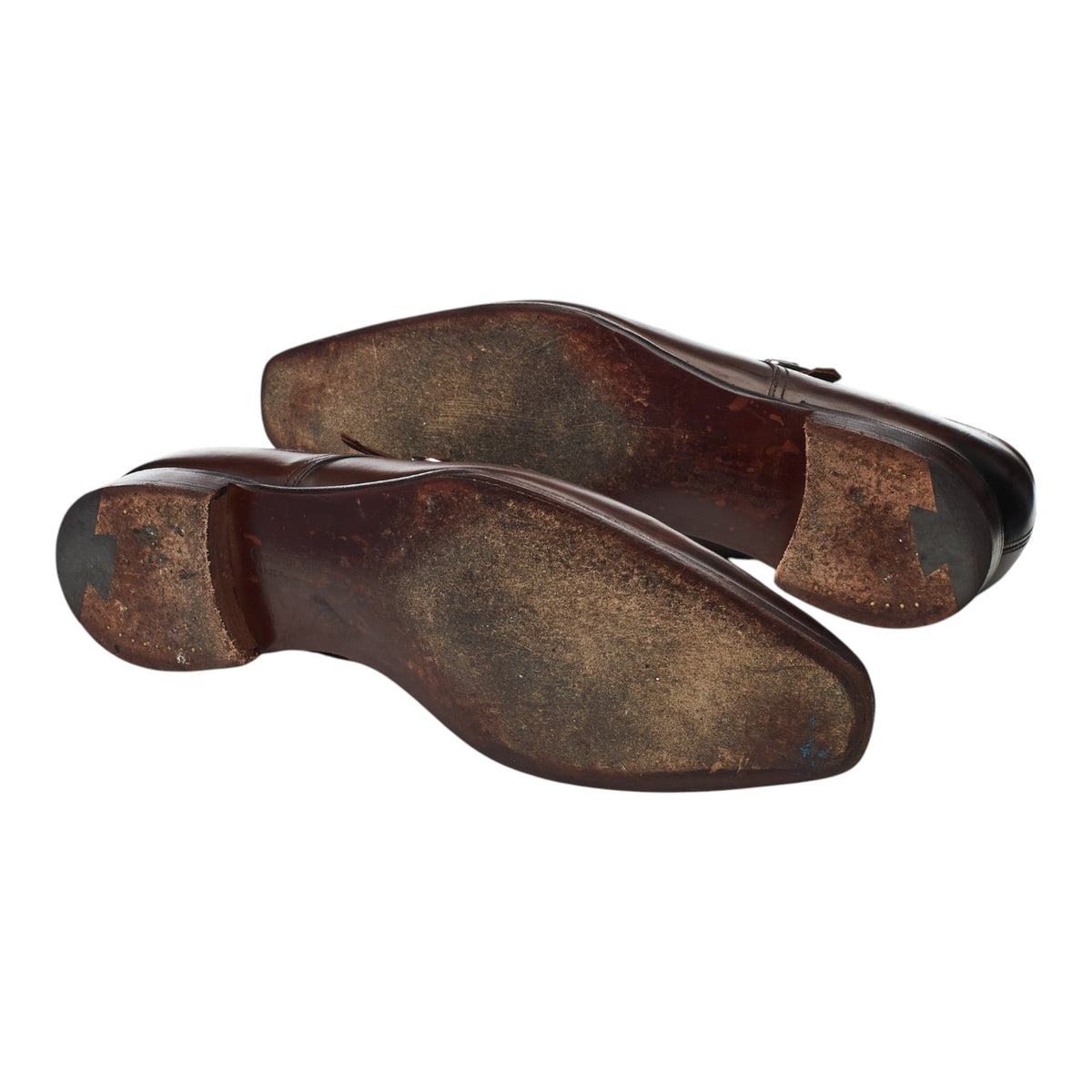 'Seymour 3' Dark Brown Leather Double Monk Strap UK 11 E