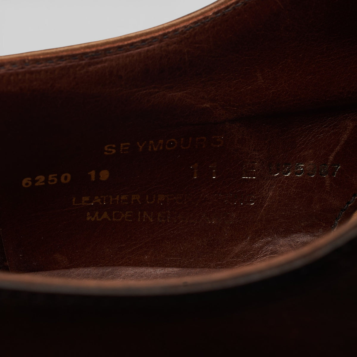 'Seymour 3' Dark Brown Leather Double Monk Strap UK 11 E