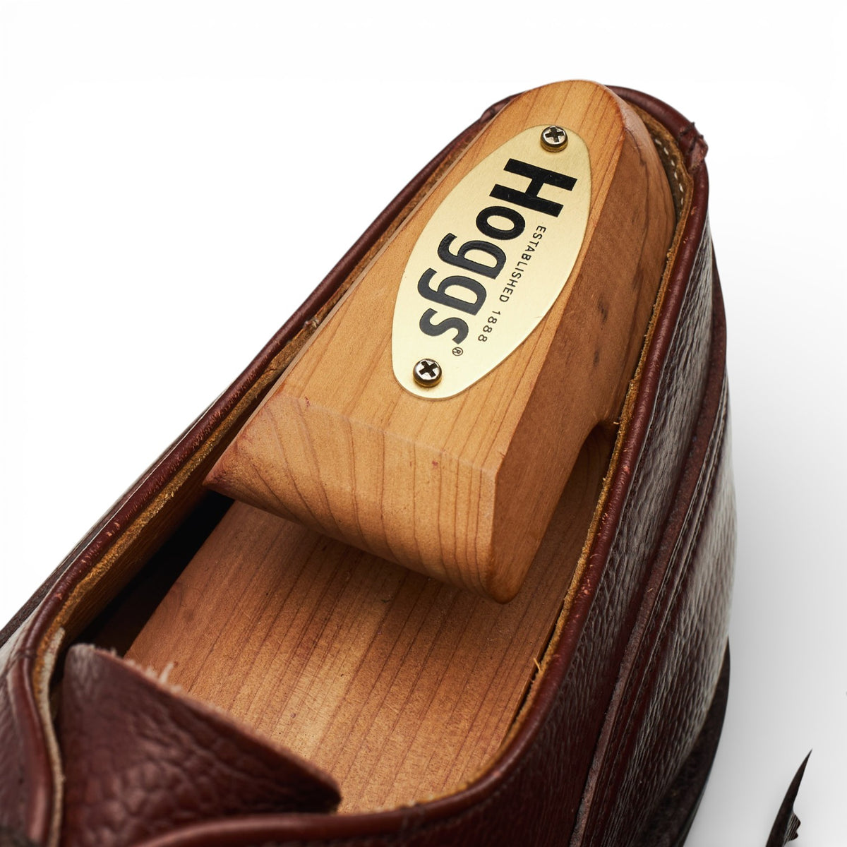 Hoggs of Fife 'Tenby' Brown Leather Veldtschoen Derby UK 8 F