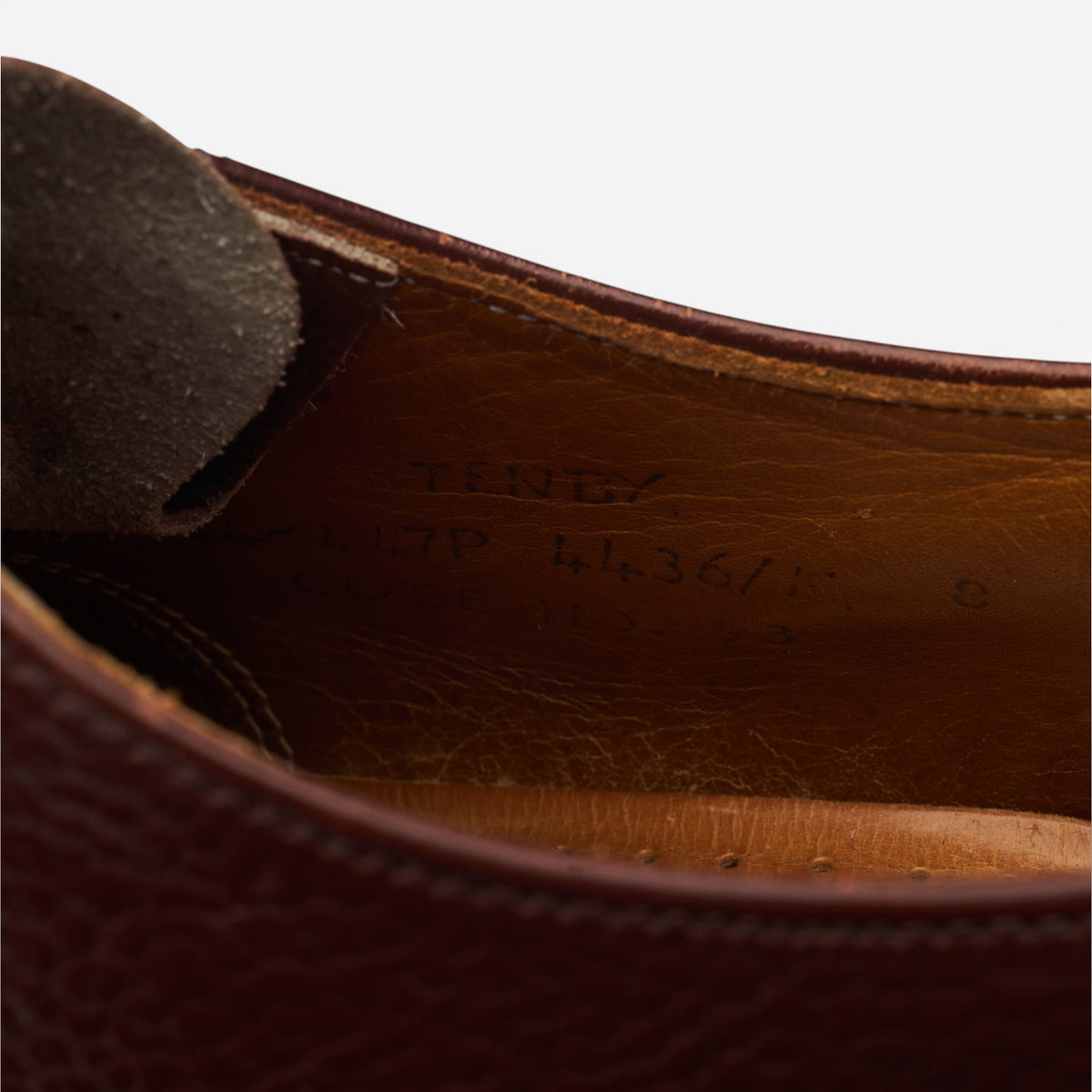 Hoggs of Fife 'Tenby' Brown Leather Veldtschoen Derby UK 8 F