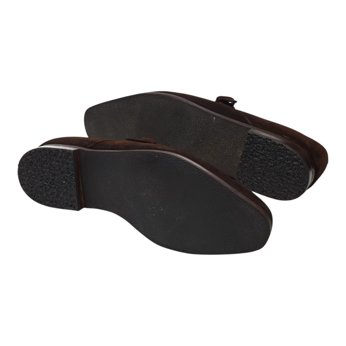 'Horsley' Dark Brown Suede Monk Strap UK 9.5 E