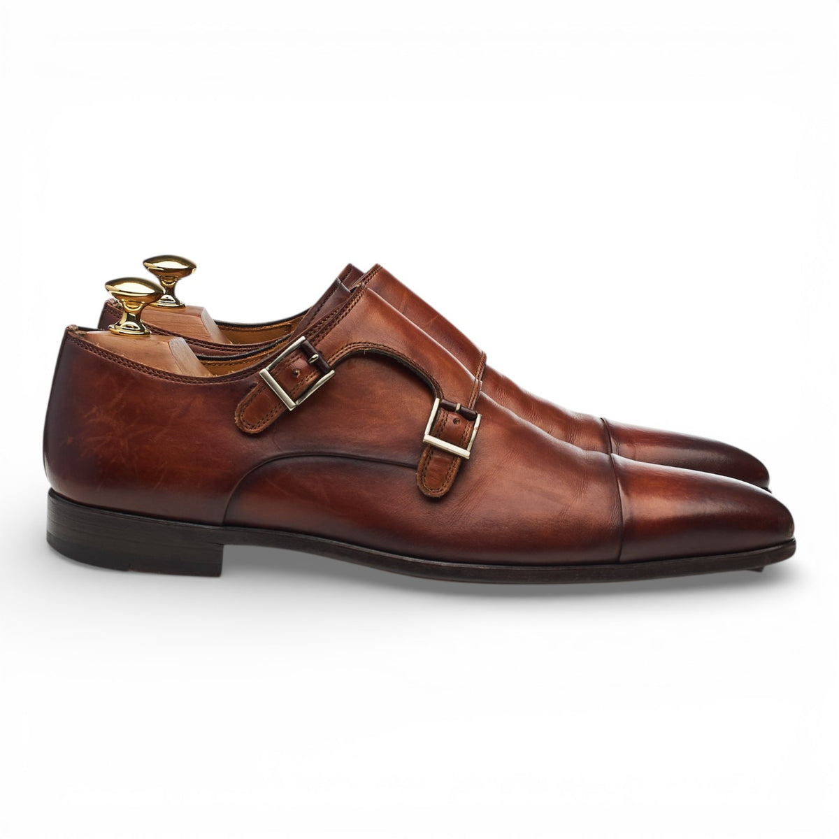 Tan Brown Double Monk Strap EU 39 UK 5
