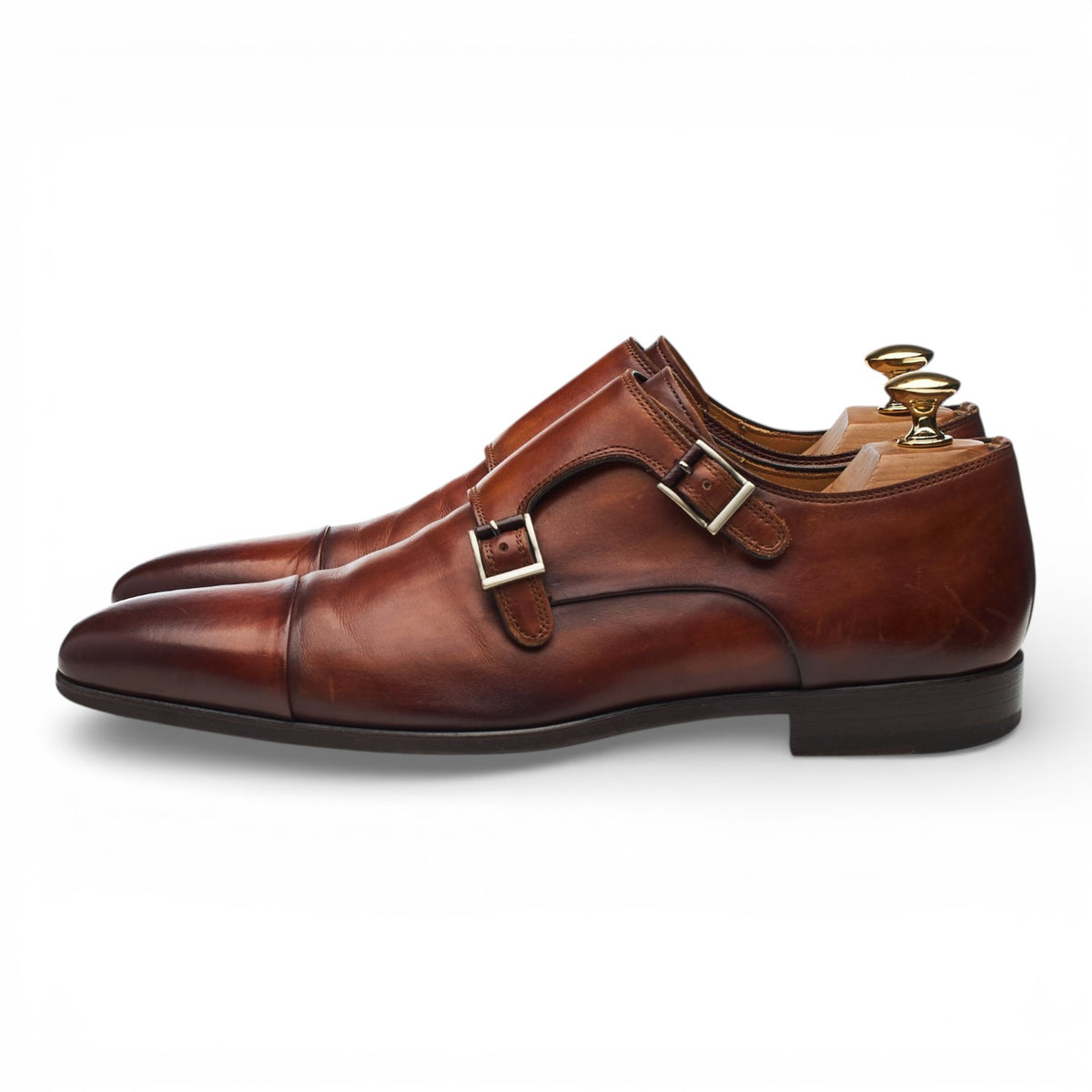Tan Brown Double Monk Strap EU 39 UK 5