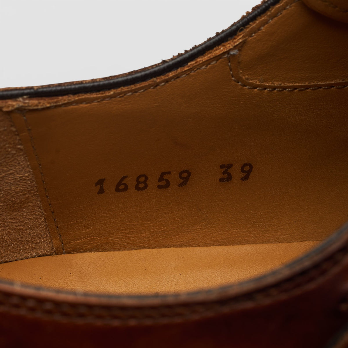 Tan Brown Double Monk Strap EU 39 UK 5