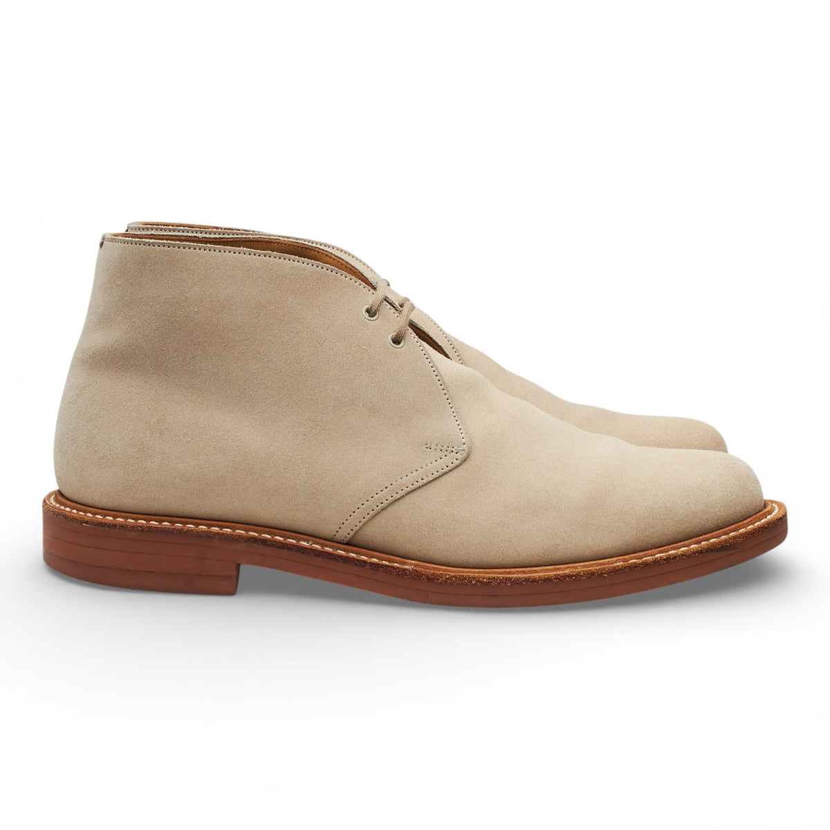 'Berwick' Beige Suede Chukka Boots UK 9.5 F