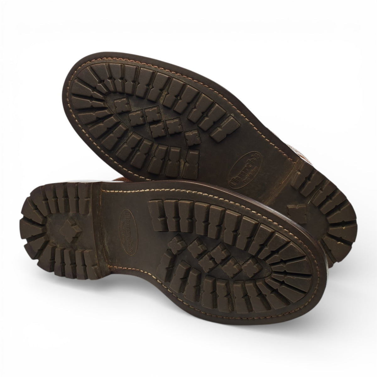 'McFarlane 2' Brown Leather Boots Brogues UK 9.5 G