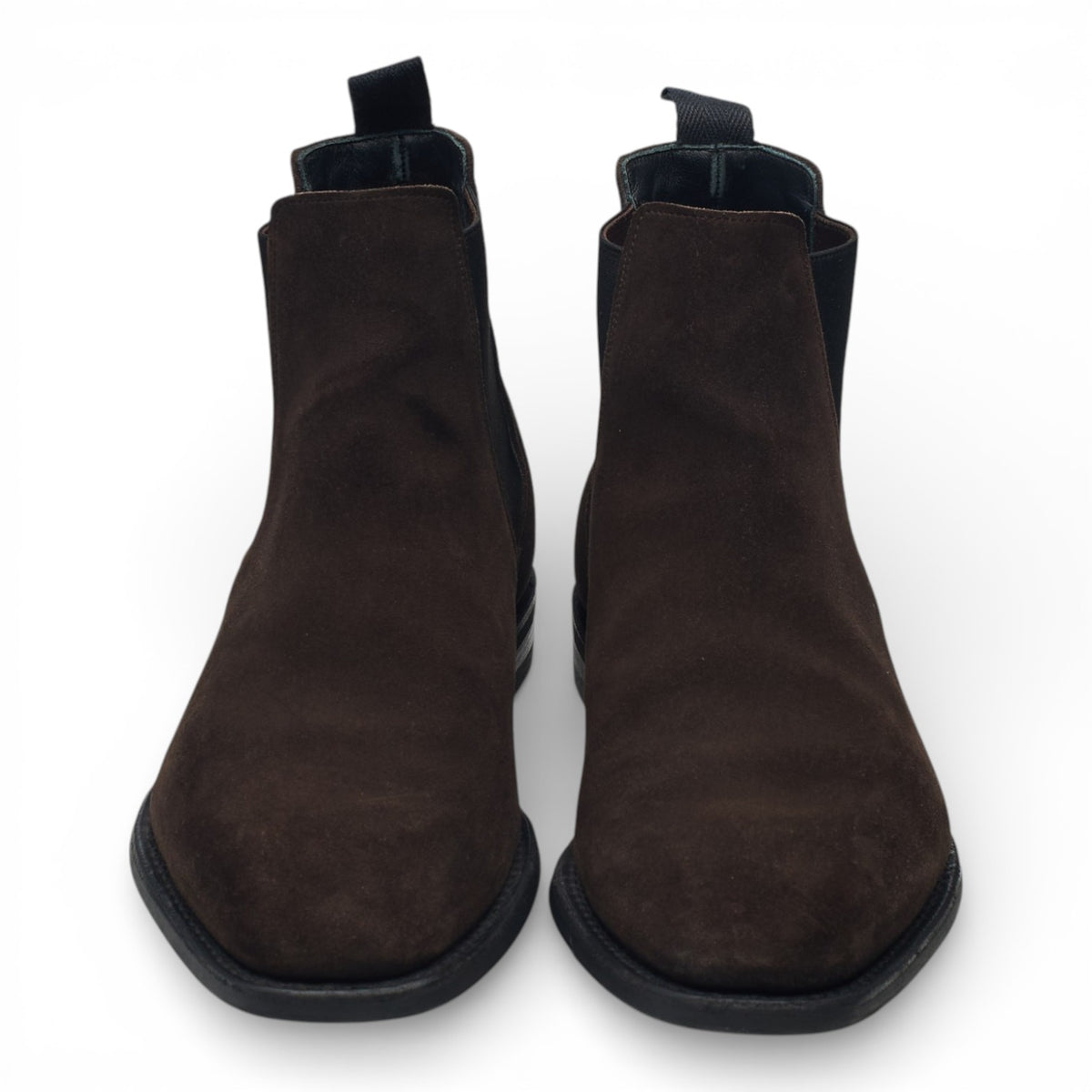 'Prenton' Dark Brown Suede Chelsea Boots UK 7 G