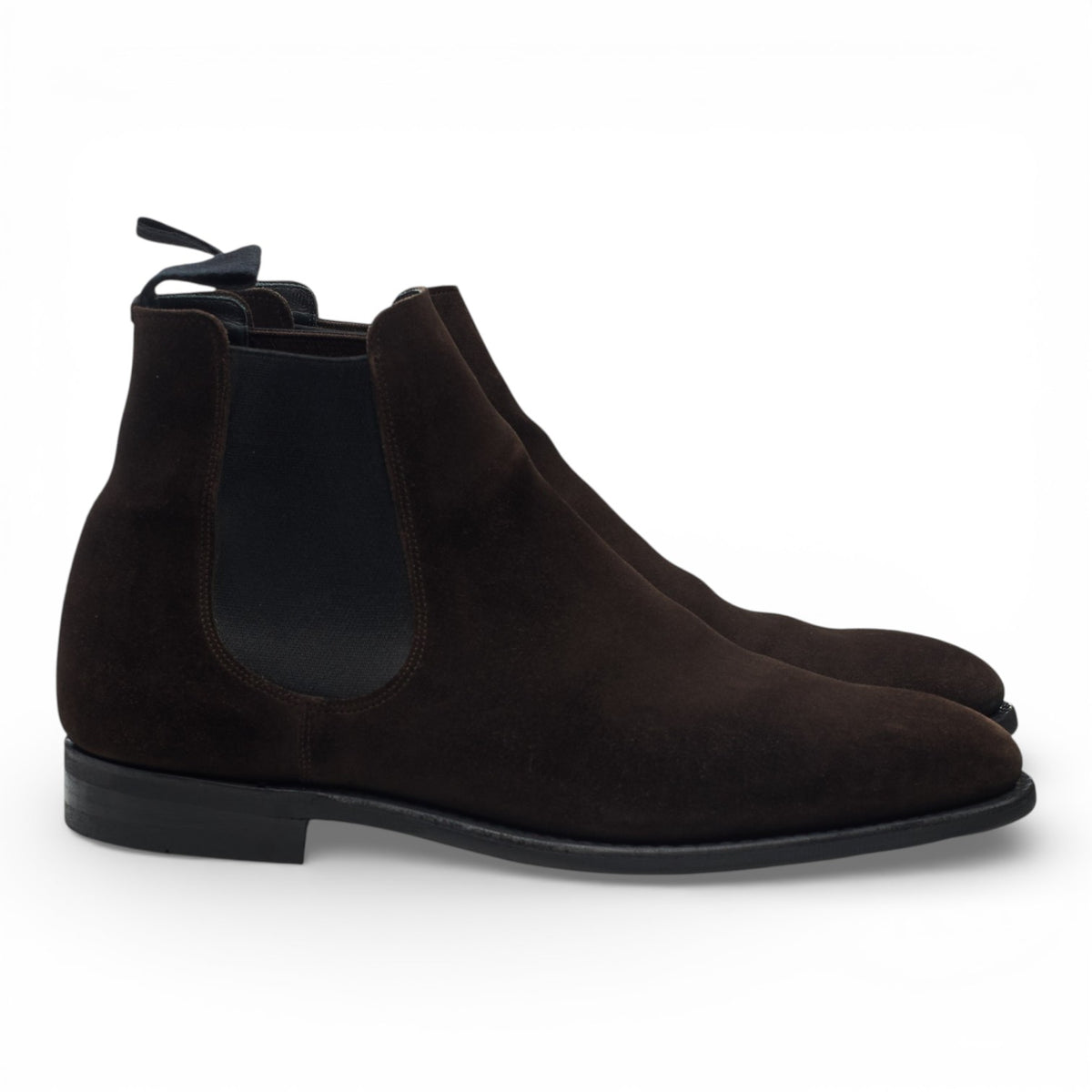 'Prenton' Dark Brown Suede Chelsea Boots UK 7 G