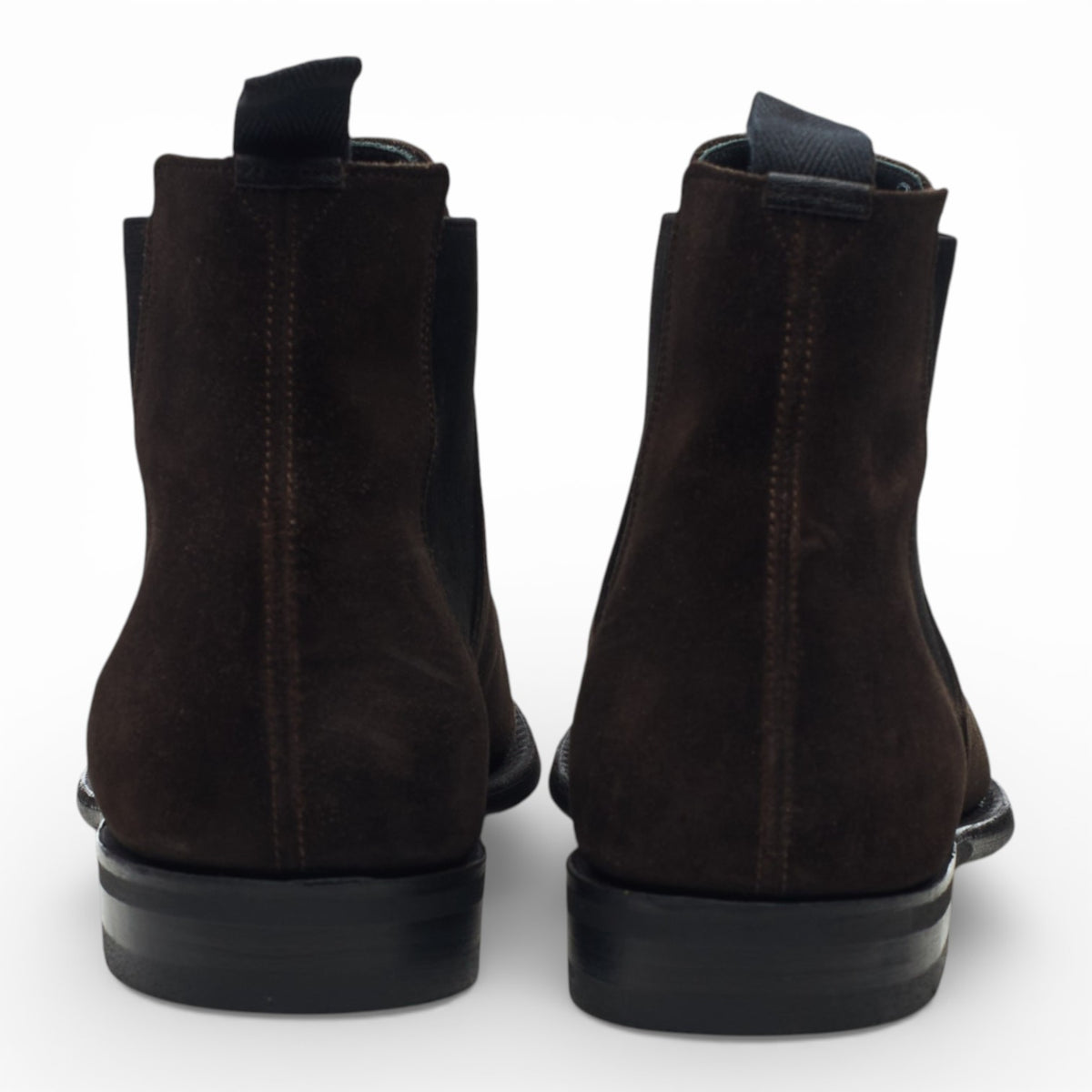 'Prenton' Dark Brown Suede Chelsea Boots UK 7 G