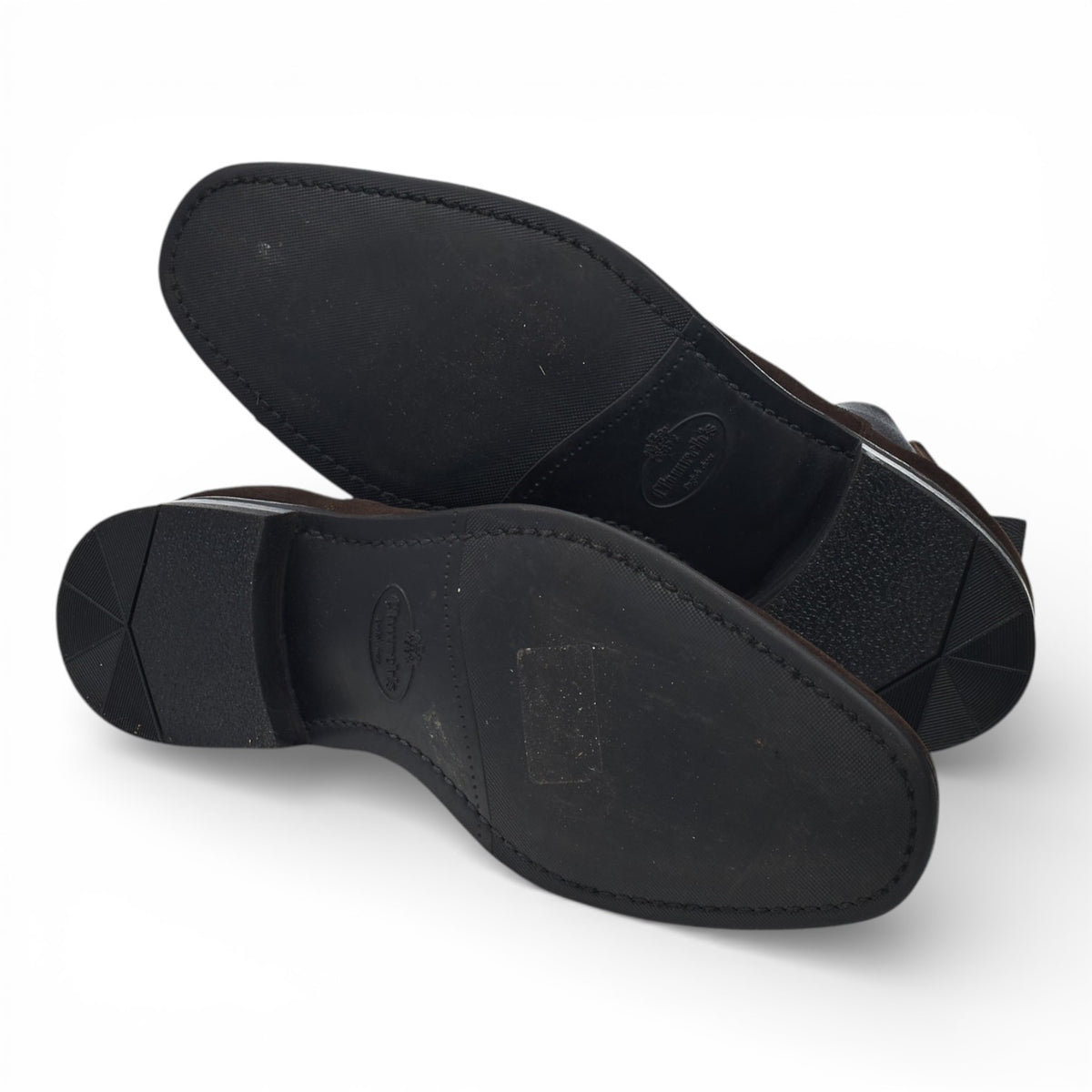 'Prenton' Dark Brown Suede Chelsea Boots UK 7 G