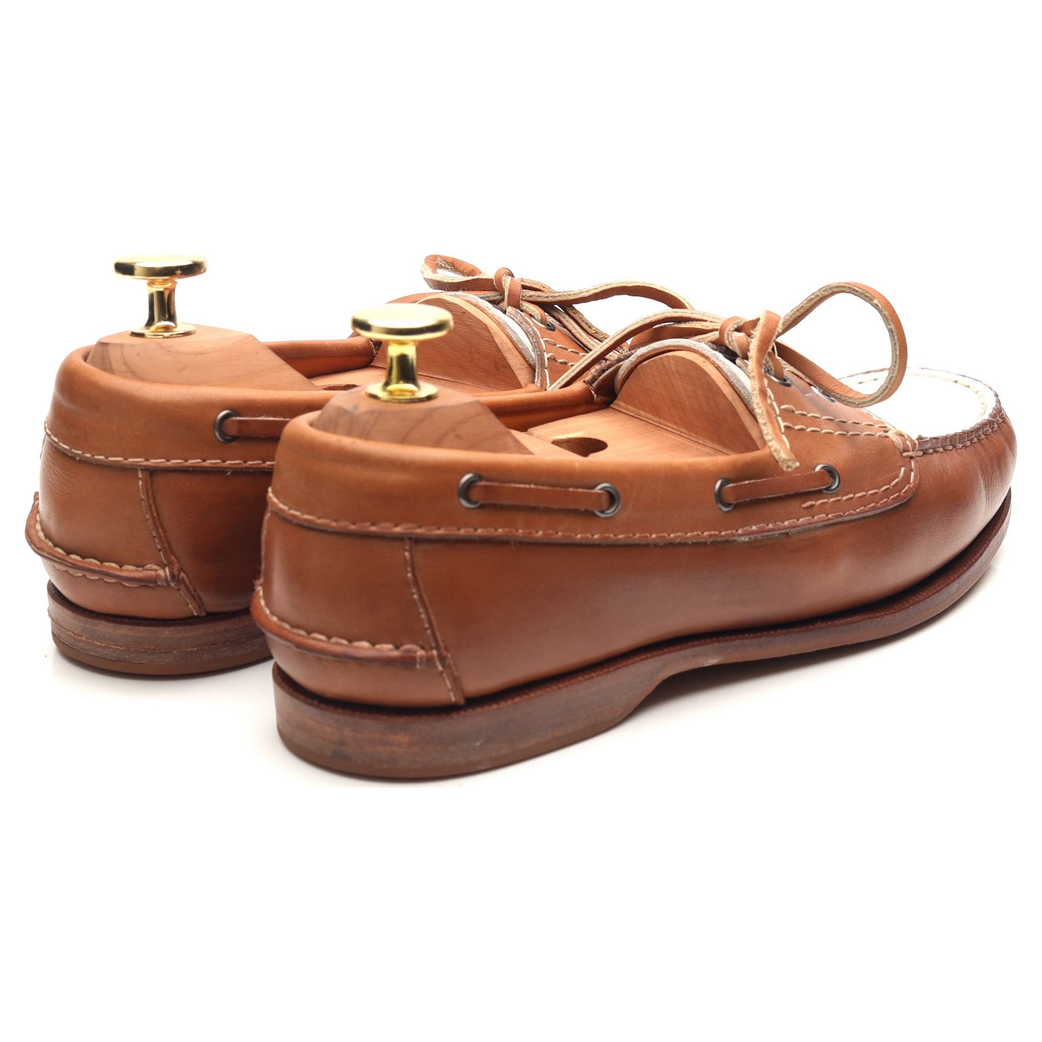 CARMINA ブラウン キルト シューズ 靴　5 23.5 slippers_brown_rusticalf_80709