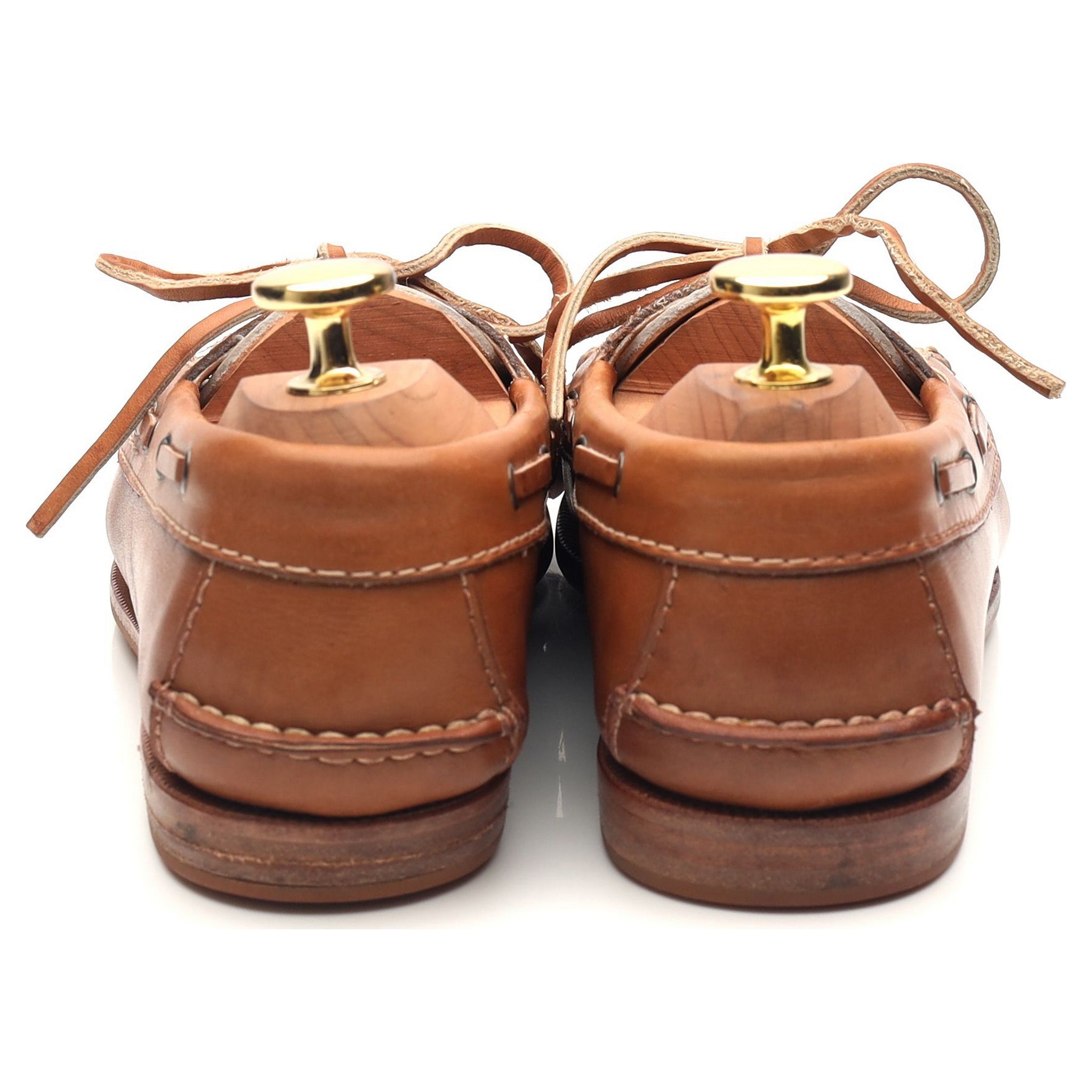 CARMINA ブラウン キルト シューズ 靴　5 23.5 slippers_brown_rusticalf_80709