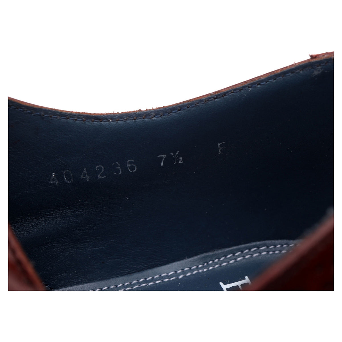 &#39;Jensen&#39; Burgundy Leather Brogues UK 7.5 F