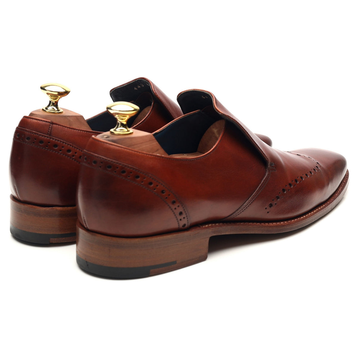 &#39;Bourne&#39; Brown Leather Loafers UK 7.5 F