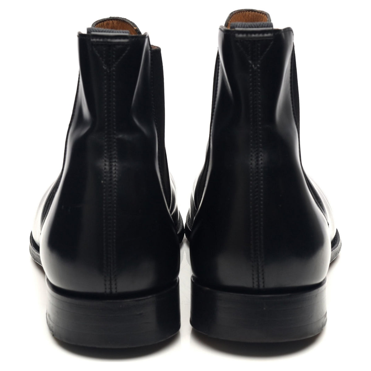 Houston' Black Leather Chelsea Boots UK 9.5 G - Abbot's Shoes