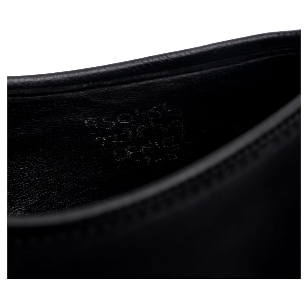 &#39;Daniel&#39; Black Leather Derby UK 7