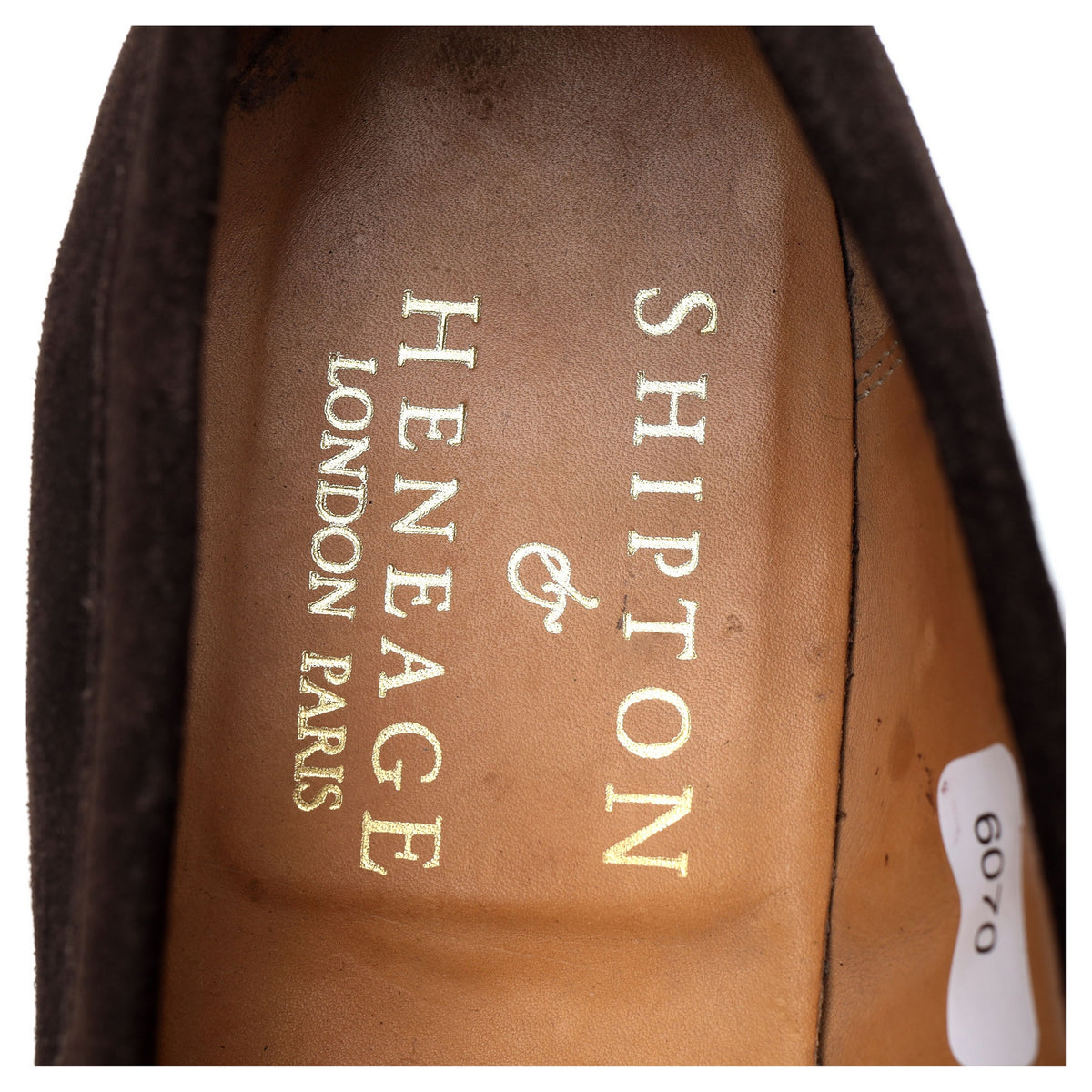 Shipton &amp; Heneage &#39;Arran&#39; Dark Brown Suede Loafers UK 6.5 F
