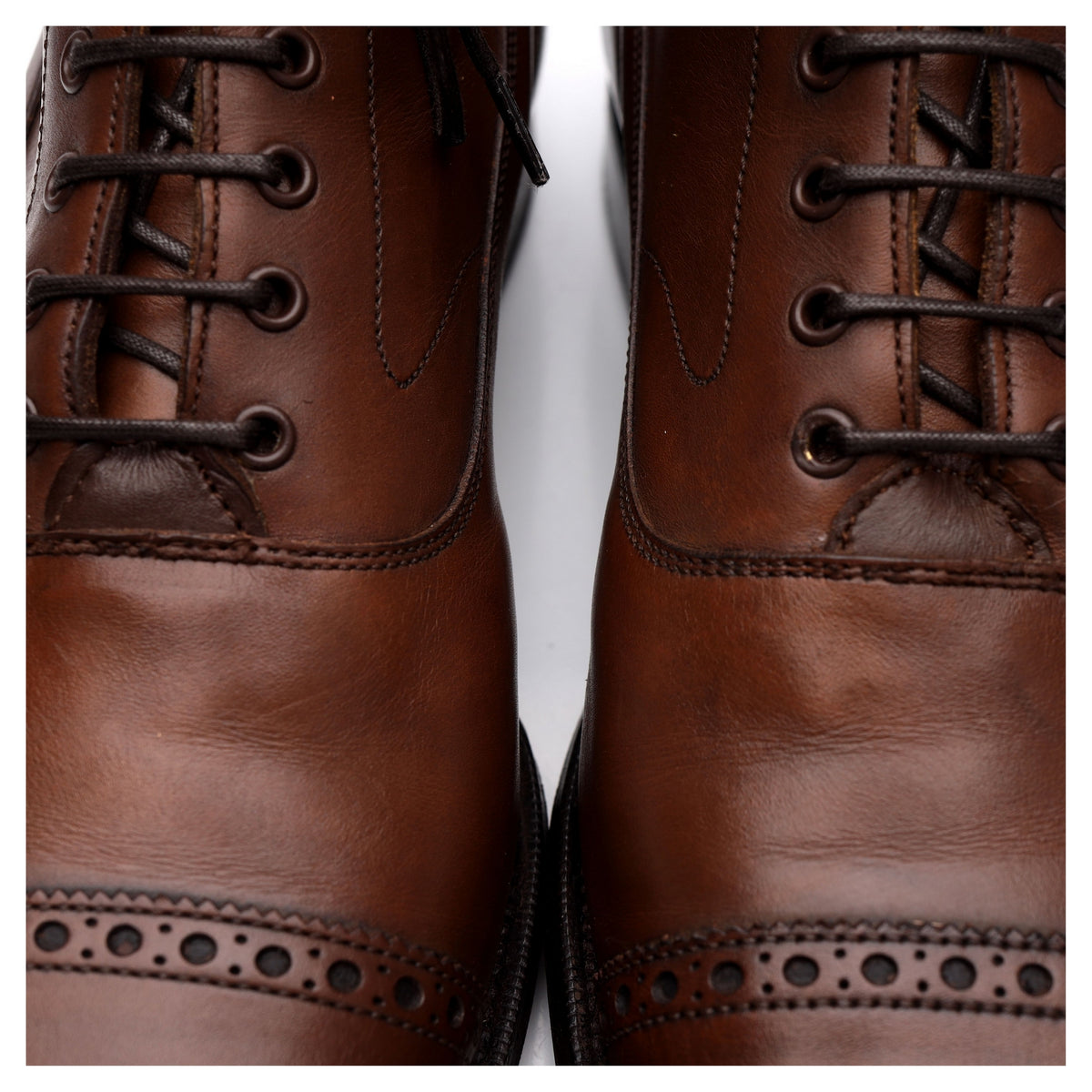 &#39;Shannon&#39; Brown Leather Boots UK 7 E