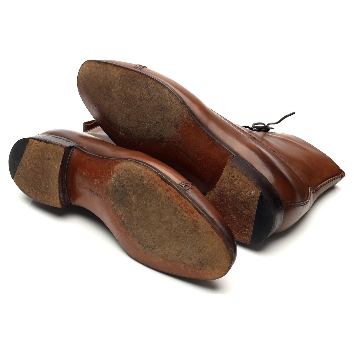 &#39;Shannon&#39; Brown Leather Boots UK 7 E