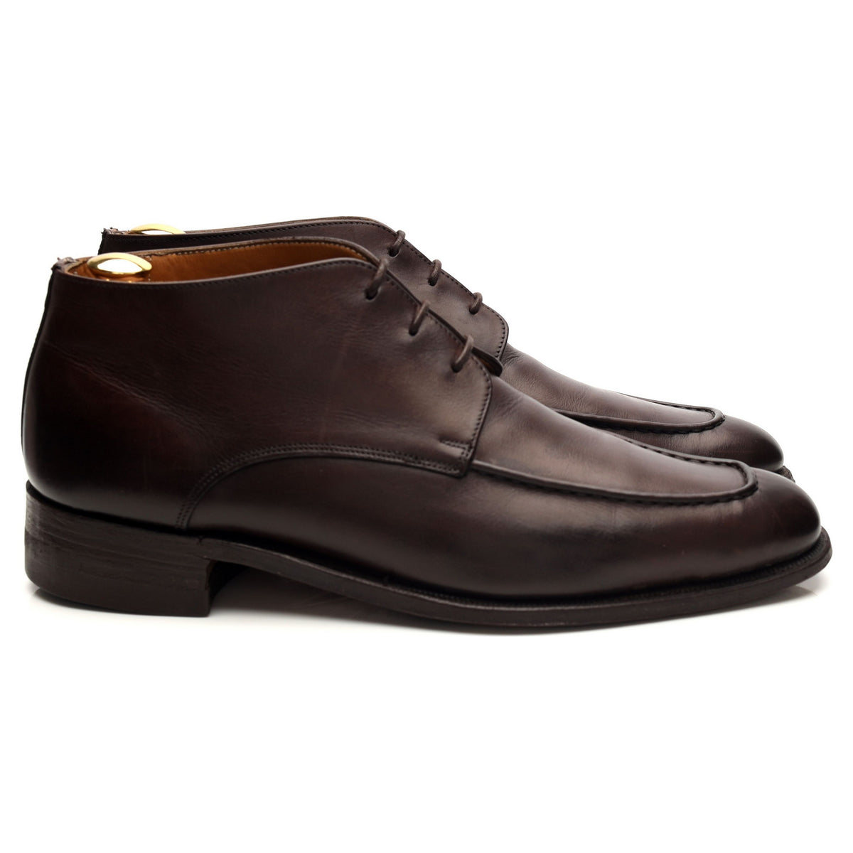 Dark Brown Leather Chukka Boots UK 9.5 US 10 D