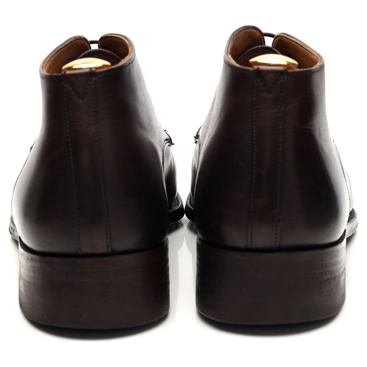 Dark Brown Leather Chukka Boots UK 9.5 US 10 D