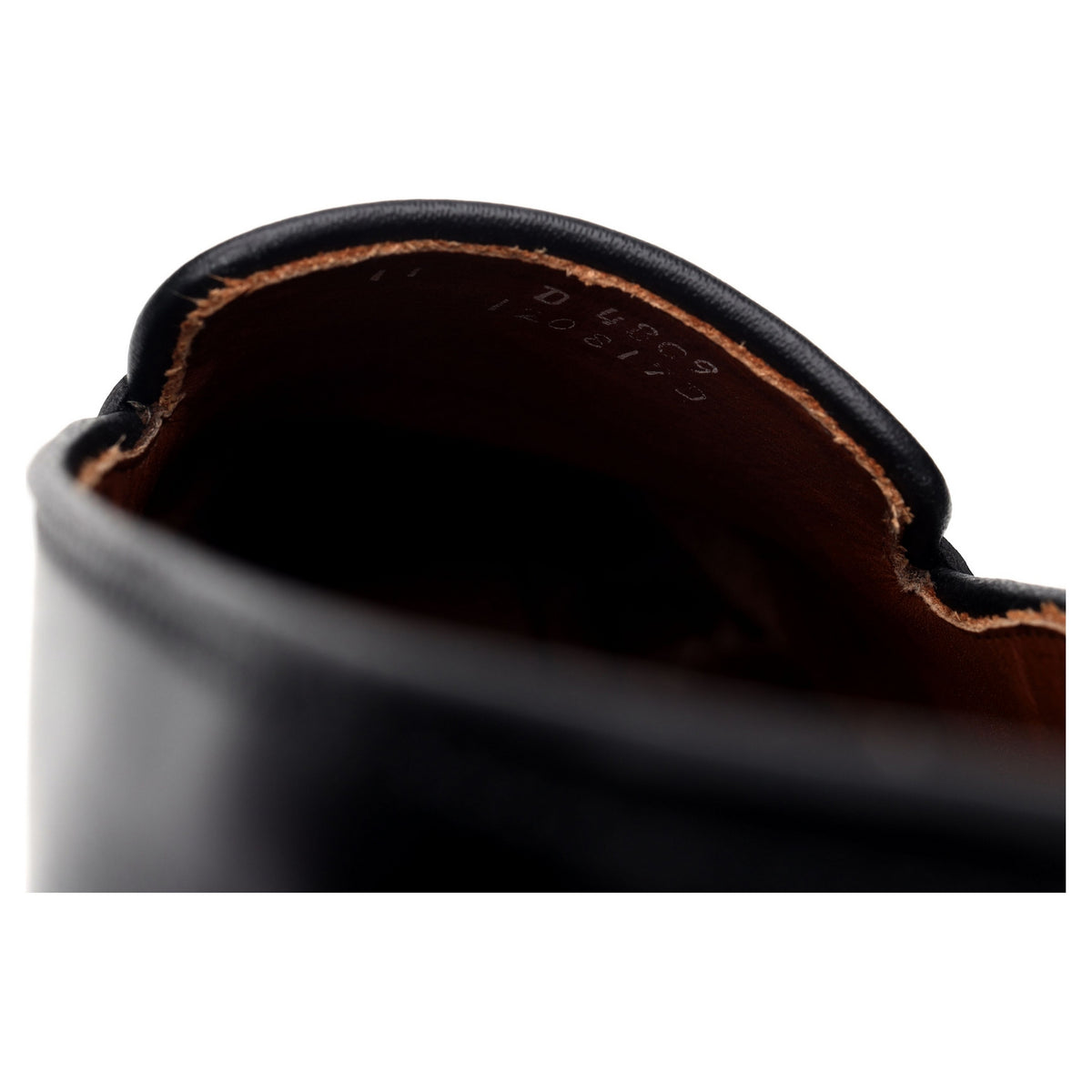 &#39;Randolph&#39; Black Leather Loafers UK 10 US 11 D