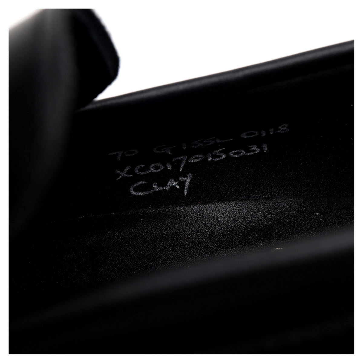 &#39;Clay&#39; Black Leather Loafers UK 7 G