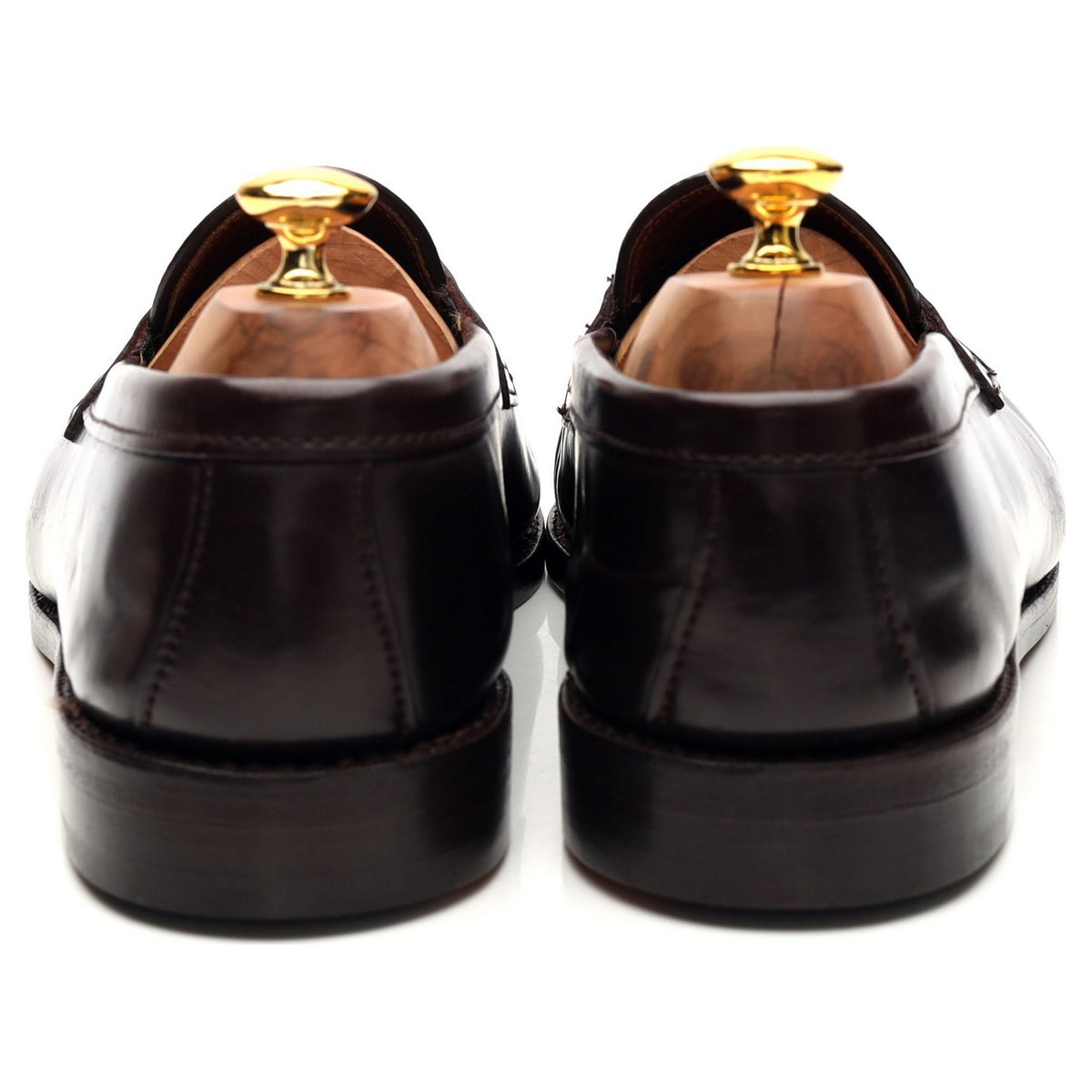 Drake&#39;s &#39;986&#39; Burgundy Cordovan Leather Loafers UK 11.5 US 12 D