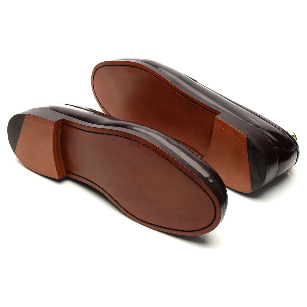 Drake&#39;s &#39;986&#39; Burgundy Cordovan Leather Loafers UK 11.5 US 12 D