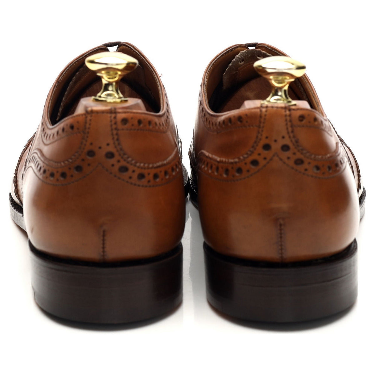 &#39;Chetwynd&#39; Brown Leather Oxford Brogues UK 8 F