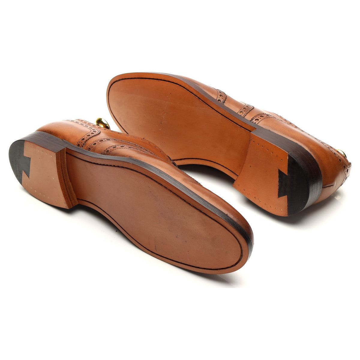 &#39;Chetwynd&#39; Brown Leather Oxford Brogues UK 8 F