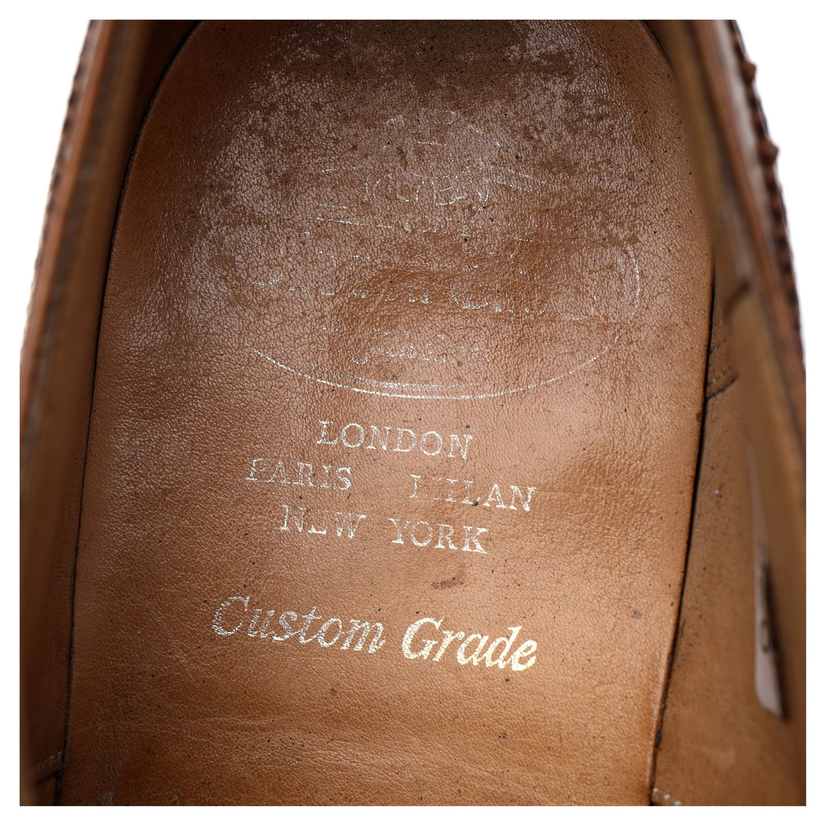 &#39;Chetwynd&#39; Brown Leather Oxford Brogues UK 8 F