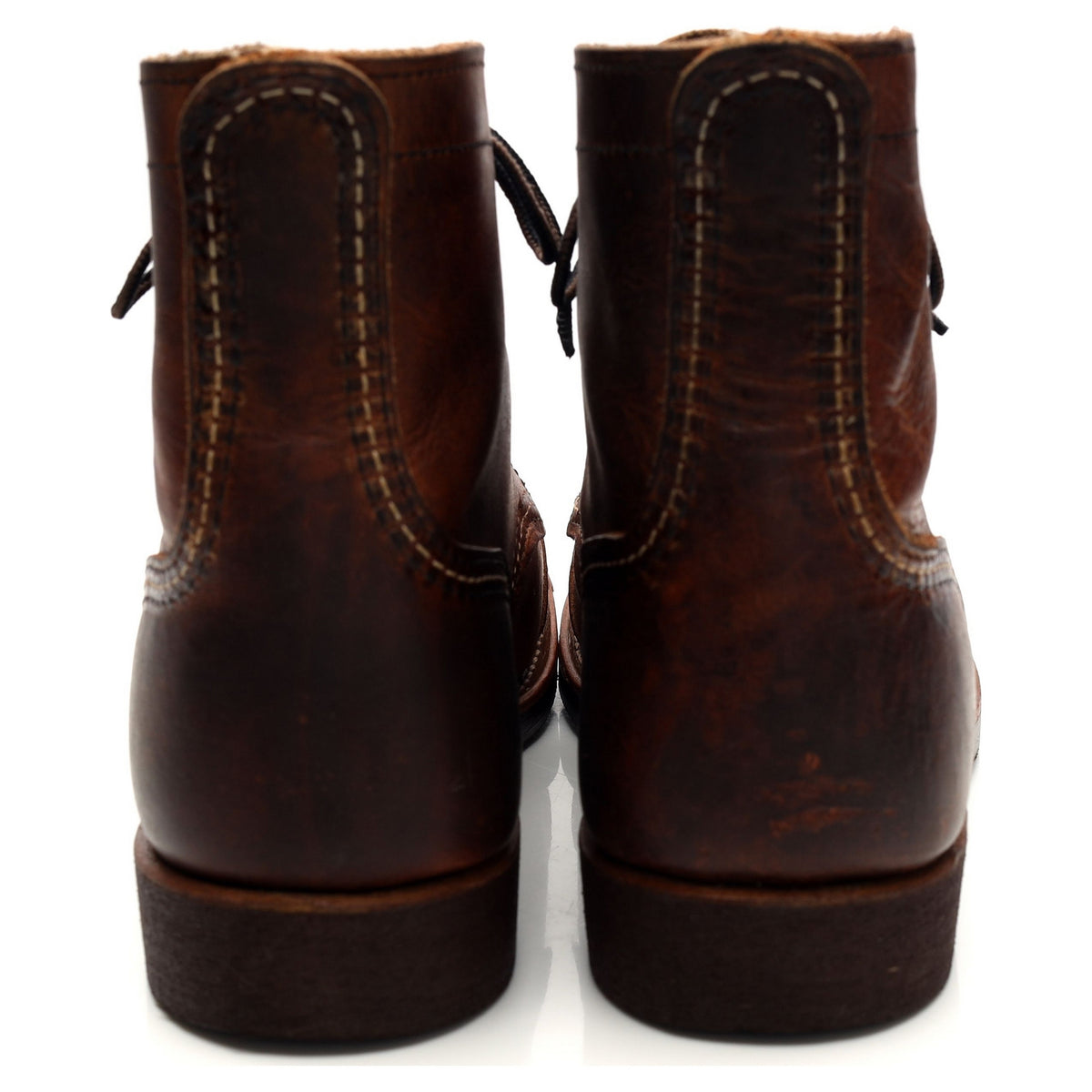 &#39;8085&#39; Brown Leather Iron Ranger Boots UK 8 US 9 D