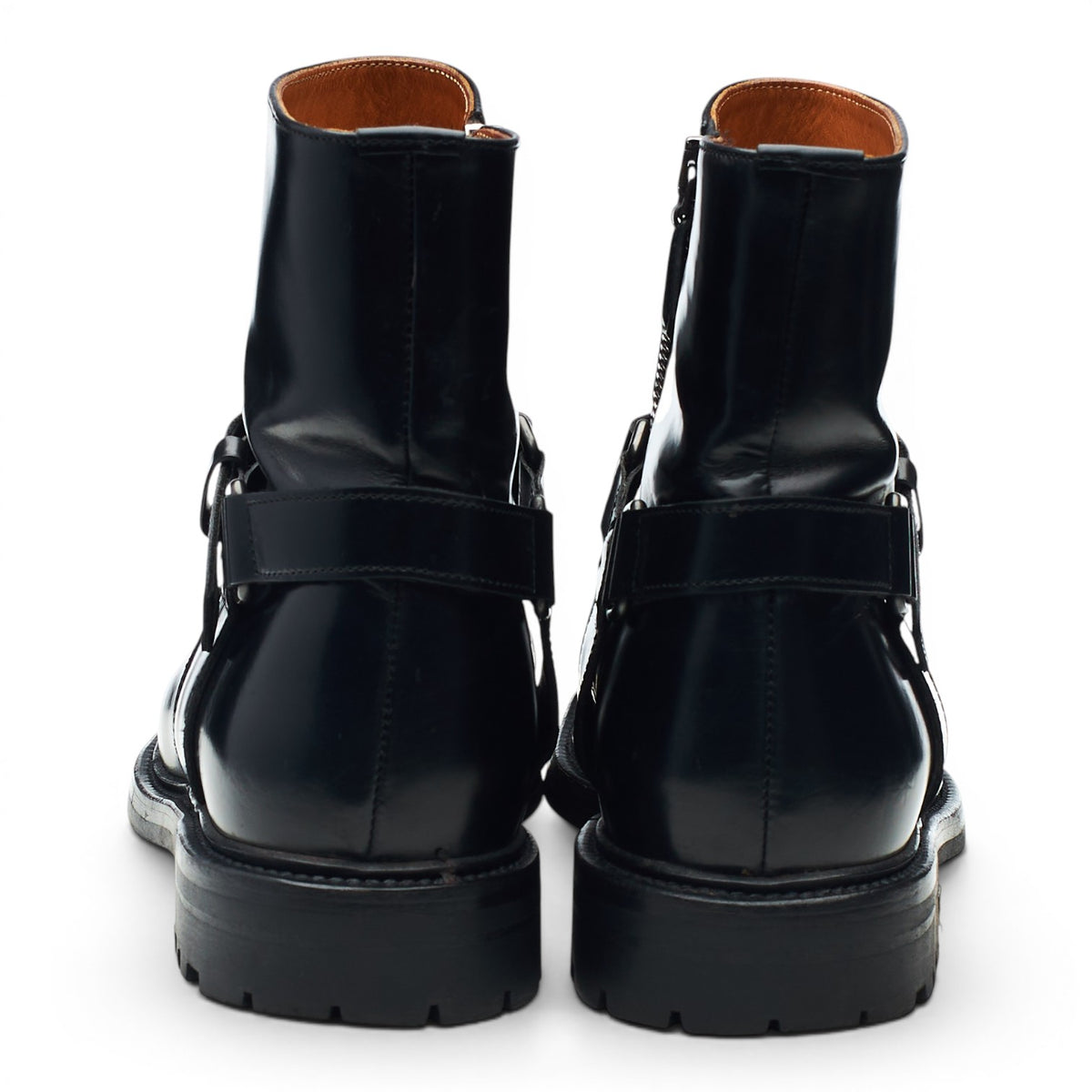 Women's 'Ashlyn' Black Leather Buckle Boots UK 5 EU 38