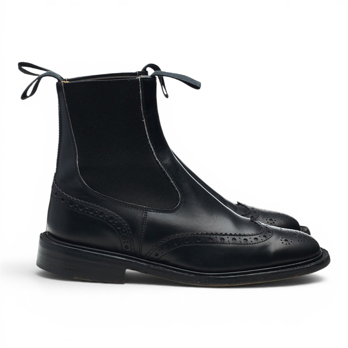 Women's 'Silvia' Black Leather Chelsea Boots UK 5
