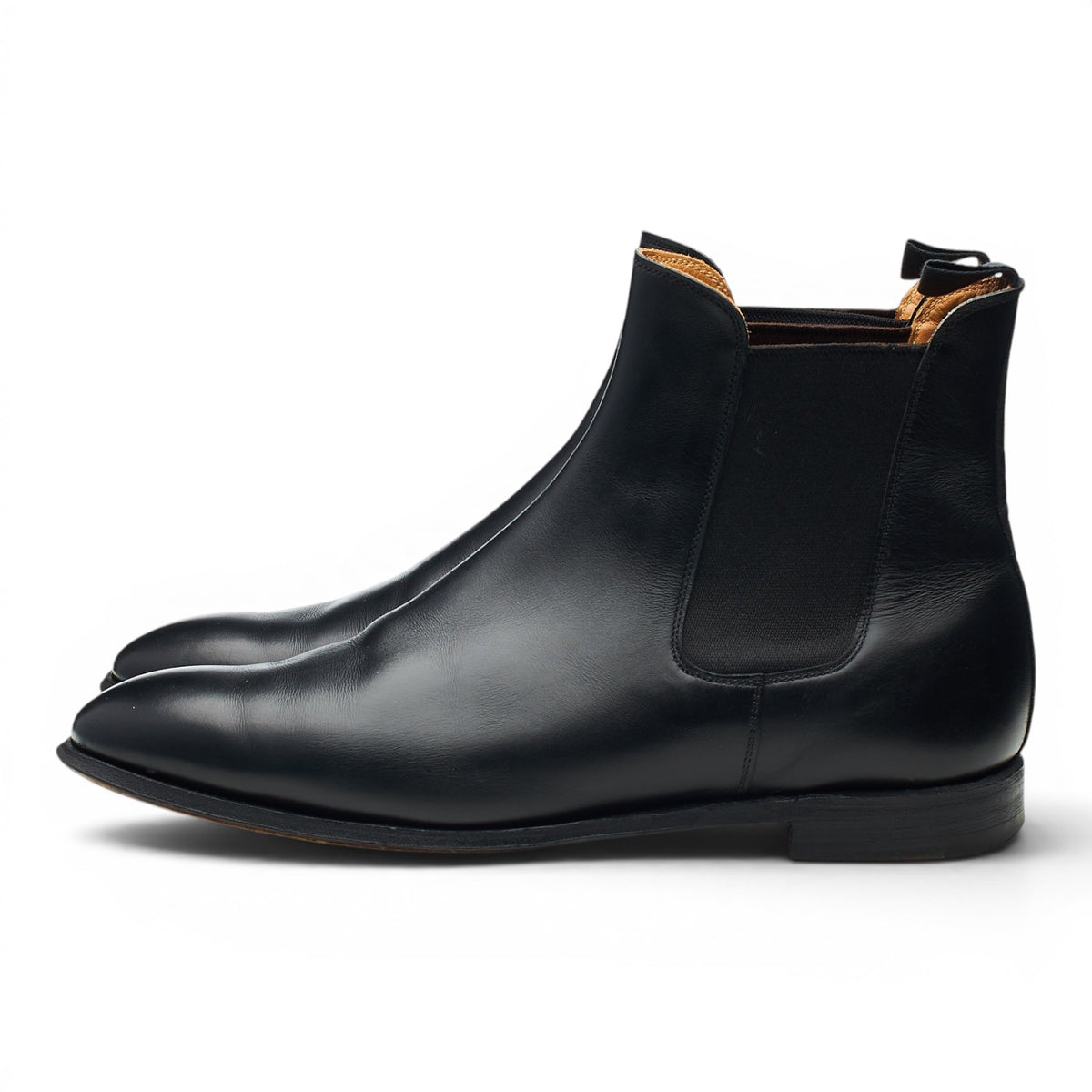 Women's 'Bonnie' Black Leather Chelsea Boots UK 6.5 C