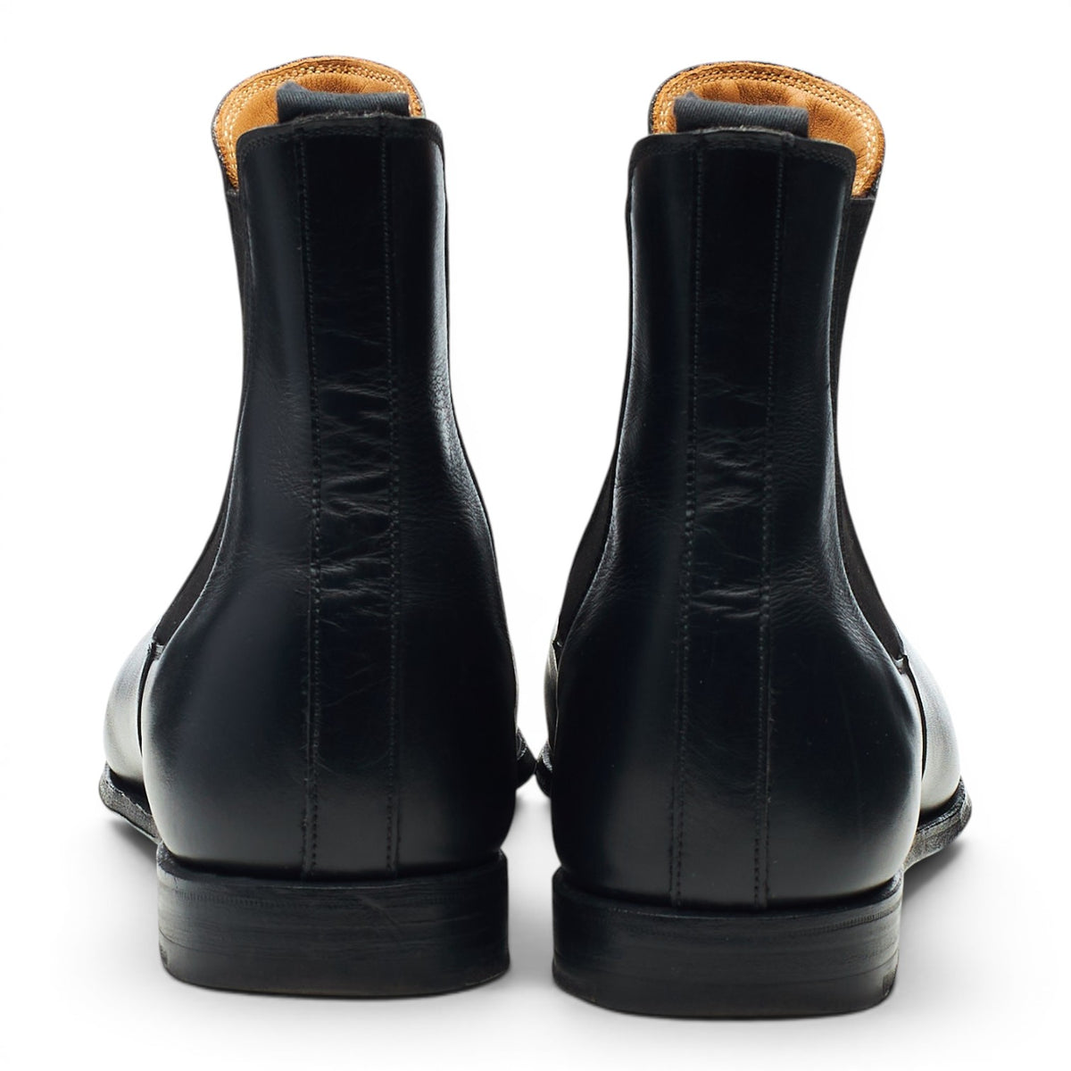 Women's 'Bonnie' Black Leather Chelsea Boots UK 6.5 C